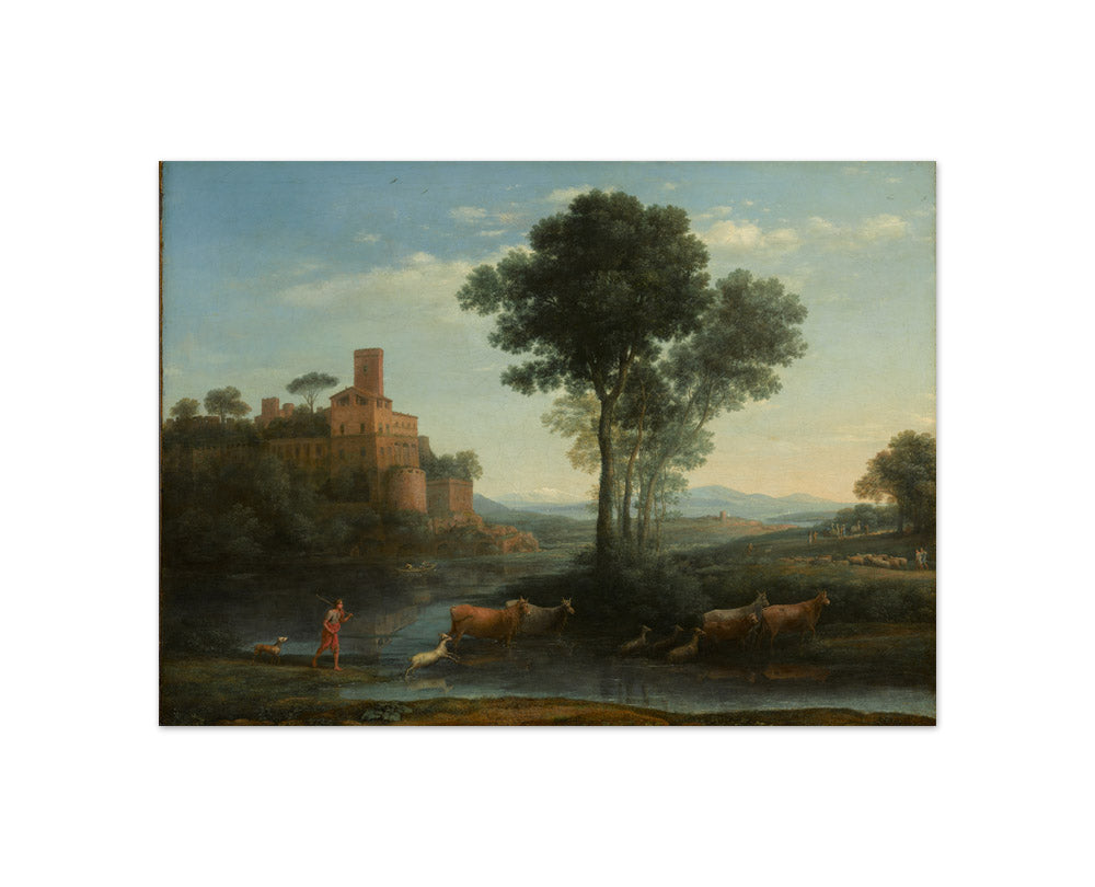 Claude Lorrain - Landscape with the Voyage of Jacob - Compact / Full Bleed / No Frame