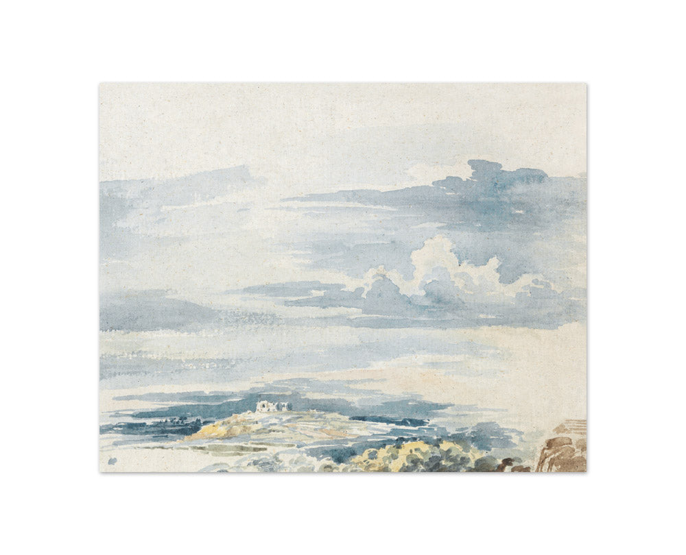 James Ward - Landscape with a Castle on a Hill - Compact / Full Bleed / No Frame