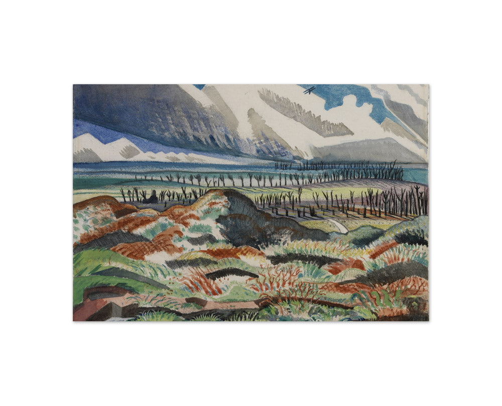 Paul Nash - Ruined Country: Old Battlefield, Vimy, near La Folie Wood - Compact / Full Bleed / No Frame