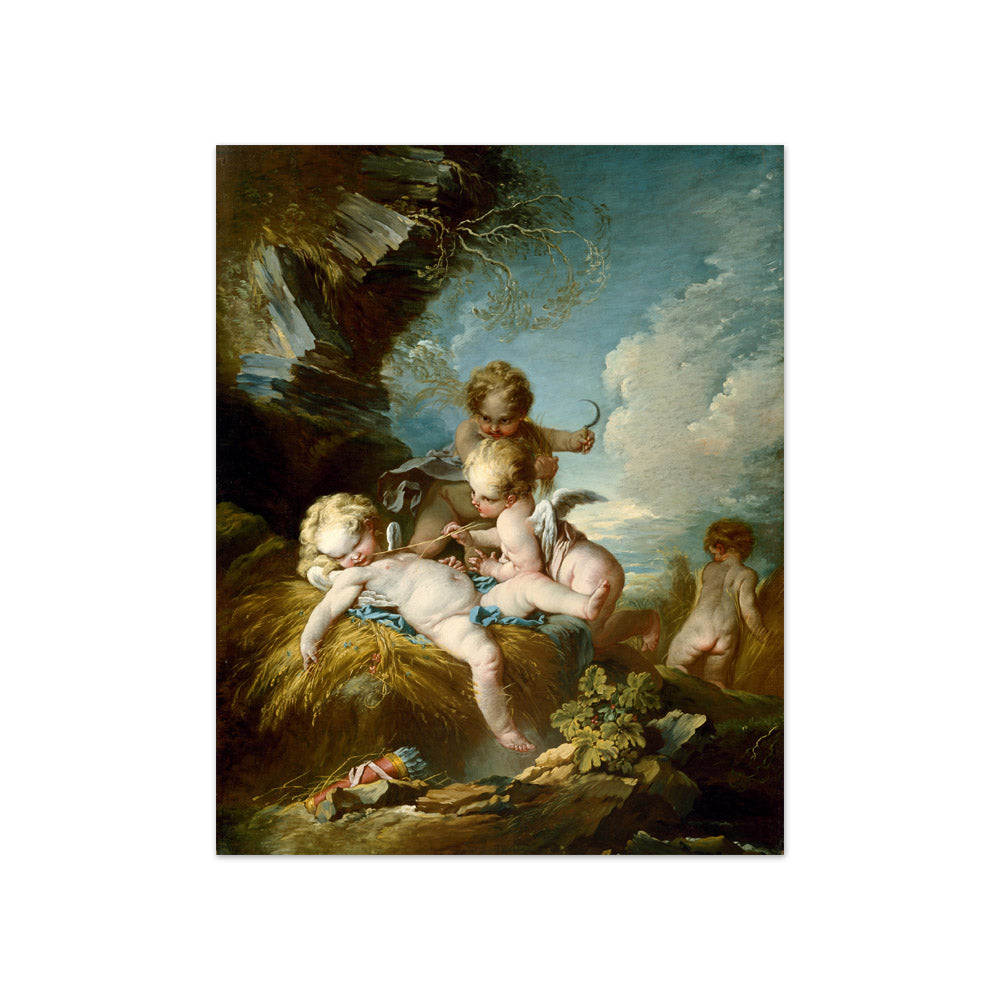 François Boucher - The Cherub Harvesters - Compact / Full Bleed / No Frame