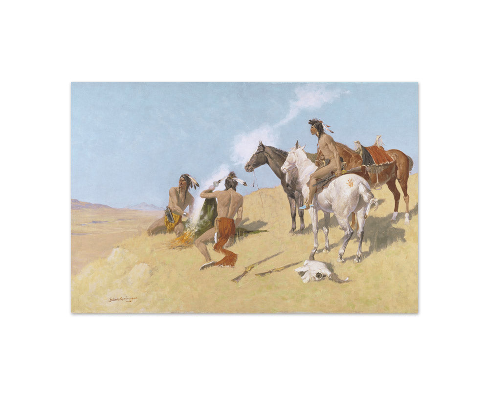 Frederic Remington - The Smoke Signal - Compact / Full Bleed / No Frame