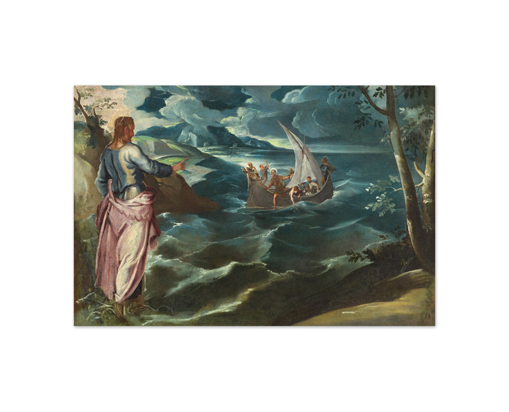 Jacopo Tintoretto - Christ at the Sea of Galilee - Compact / Full Bleed / No Frame