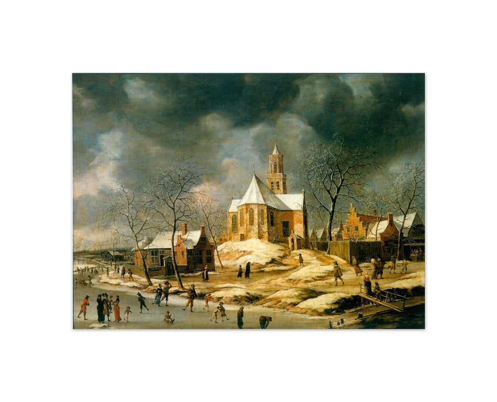 Jan Abrahamsz. Beerstraten - The Village of Midlum - Compact / Full Bleed / No Frame
