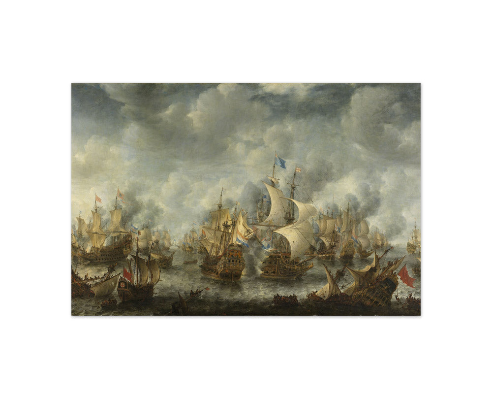 Jan Abrahamsz. Beerstraten - The Battle of Scheveningen - Compact / Full Bleed / No Frame