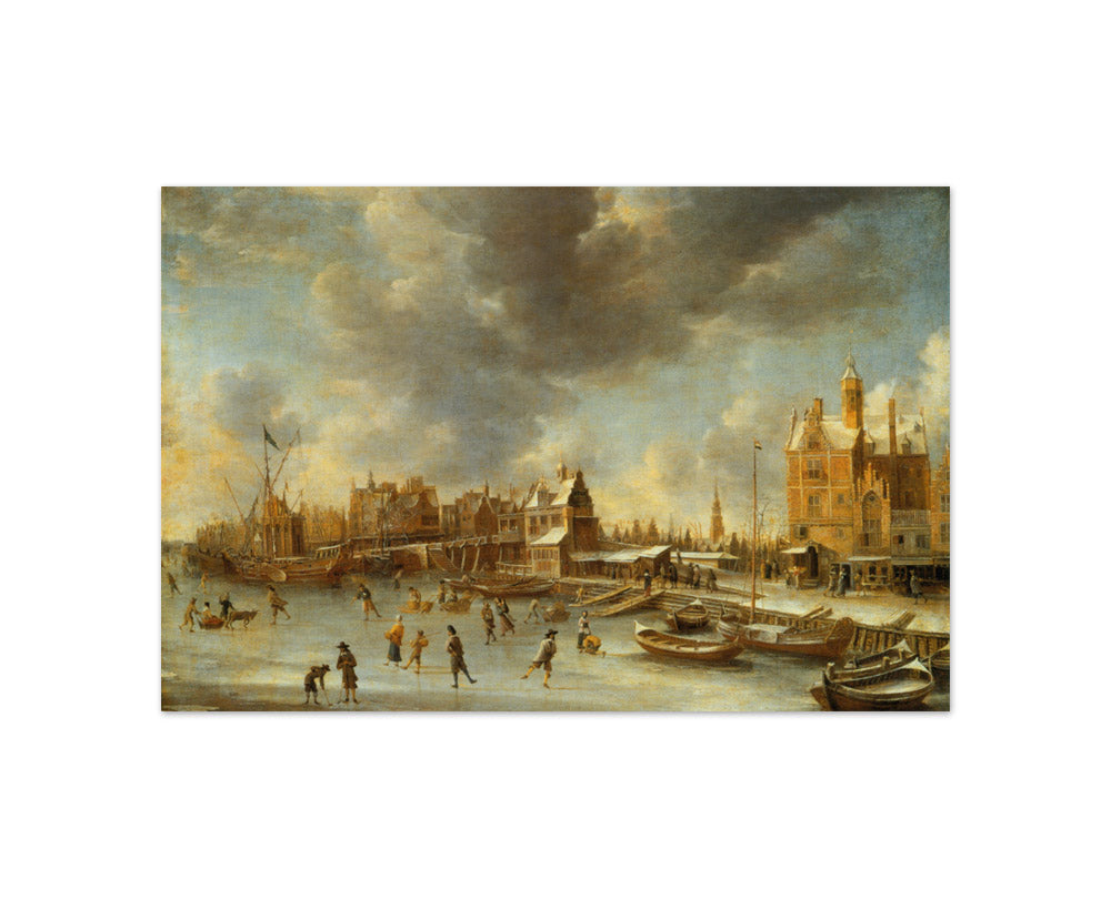 Jan Abrahamsz. Beerstraten - Skaters on the Y - Compact / Full Bleed / No Frame