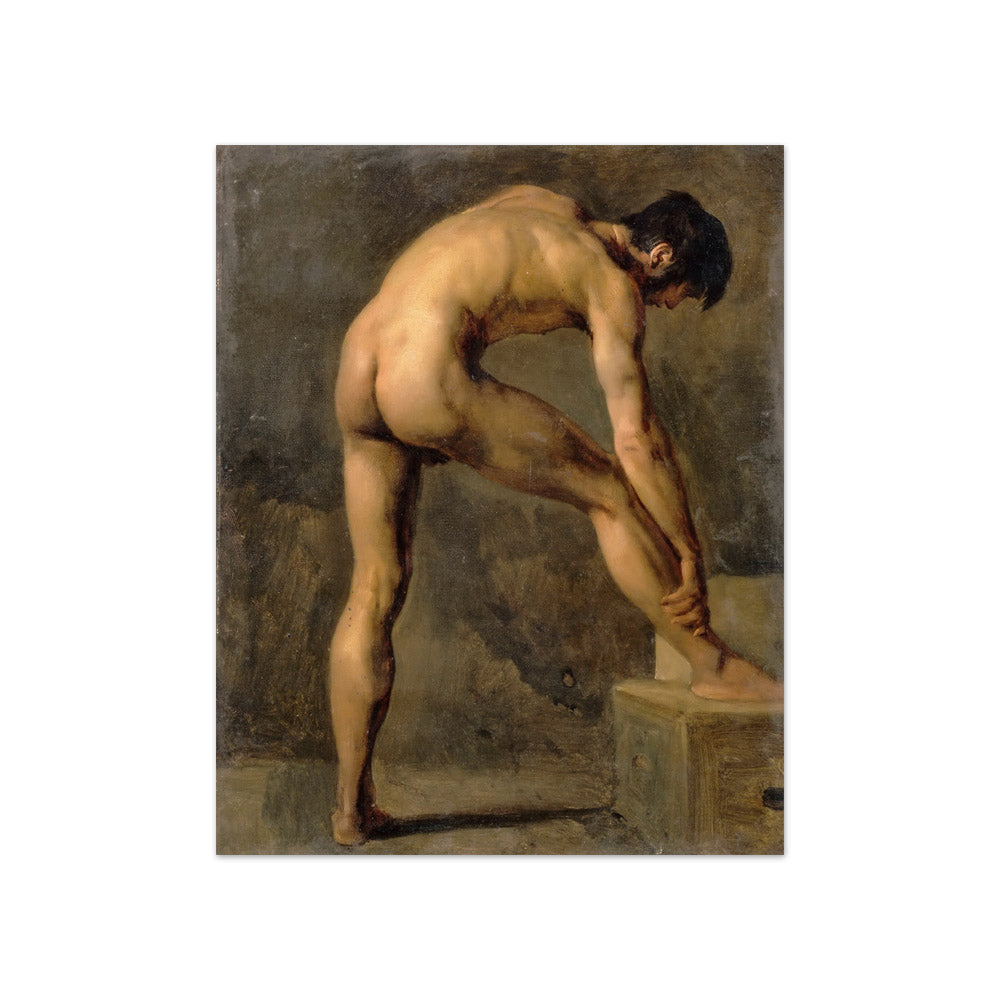 Achille-Etna Michallon - Study of a Man - Compact / Full Bleed / No Frame
