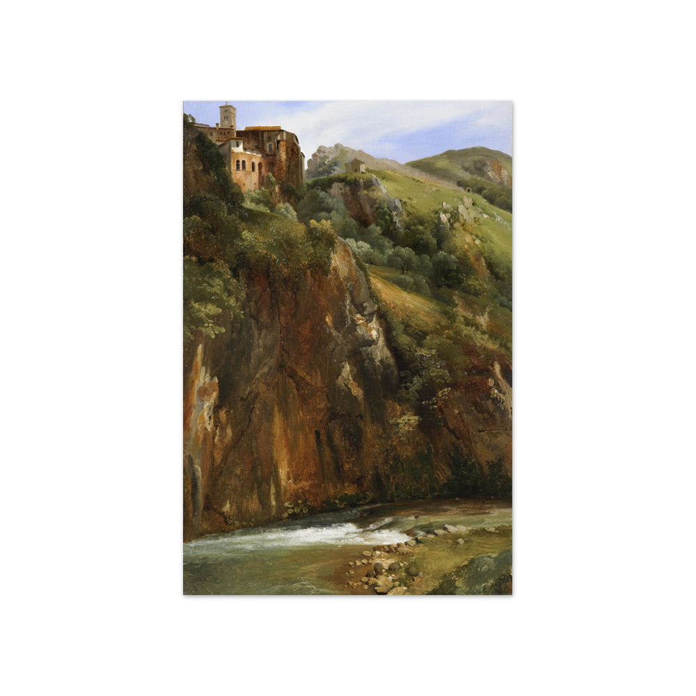 Achille-Etna Michallon - View of Santa Scolastica in Subiaco - Compact / Full Bleed / No Frame