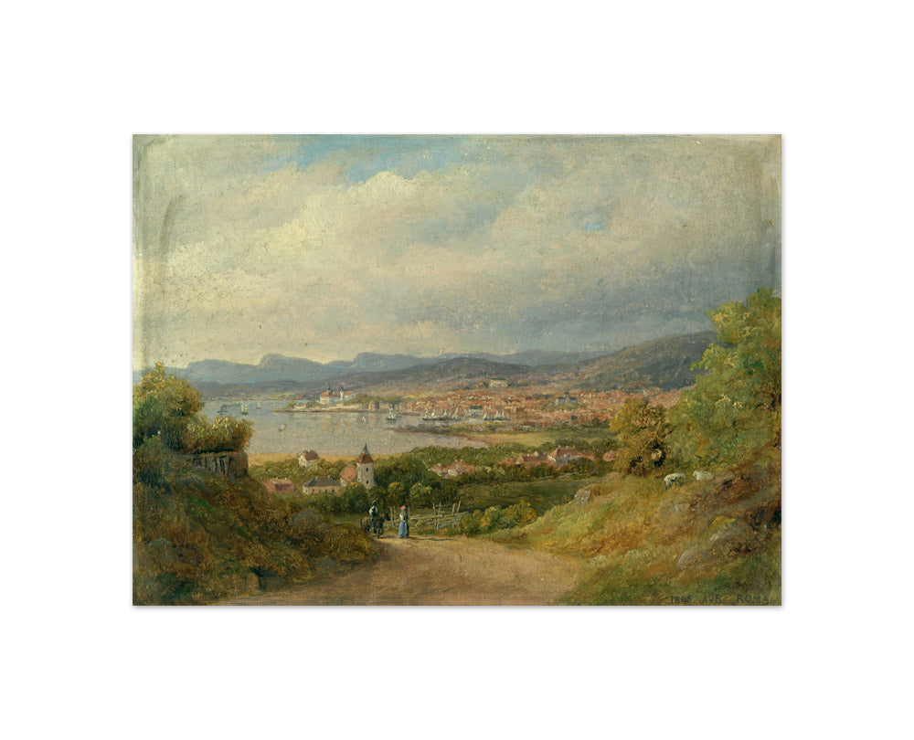 August Wilhelm Boesen - Christiania from Ekeberg - Compact / Full Bleed / No Frame