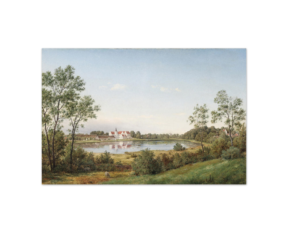 August Wilhelm Boesen - View of Søbysøgard in Funen - Compact / Full Bleed / No Frame