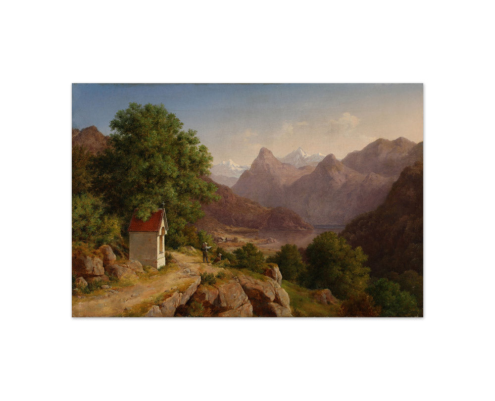 A. W. Boesen - Landscape near the town of Altorf in France - Compact / Full Bleed / No Frame