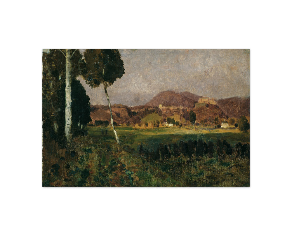 Adolf Gustav Ditscheiner - Castle Hohensalzburg with Gaisberg - Compact / Full Bleed / No Frame