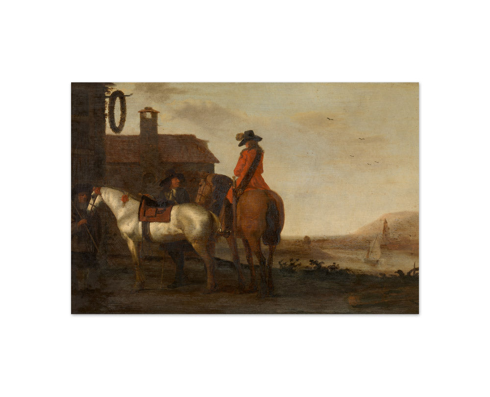 Abraham van Calraet - Stabling Place for Riders and Horses - Compact / Full Bleed / No Frame