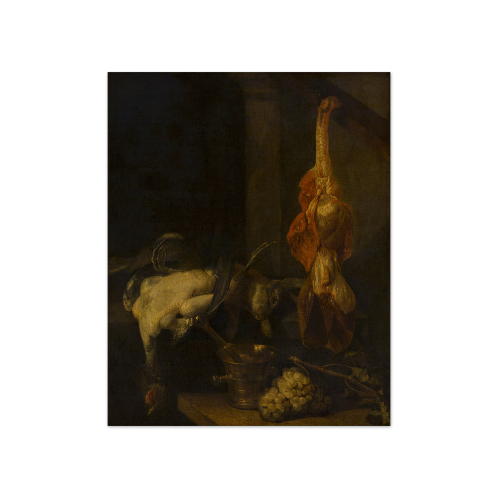 Abraham van Beyeren - Still Life with Game and Fowl - Compact / Full Bleed / No Frame