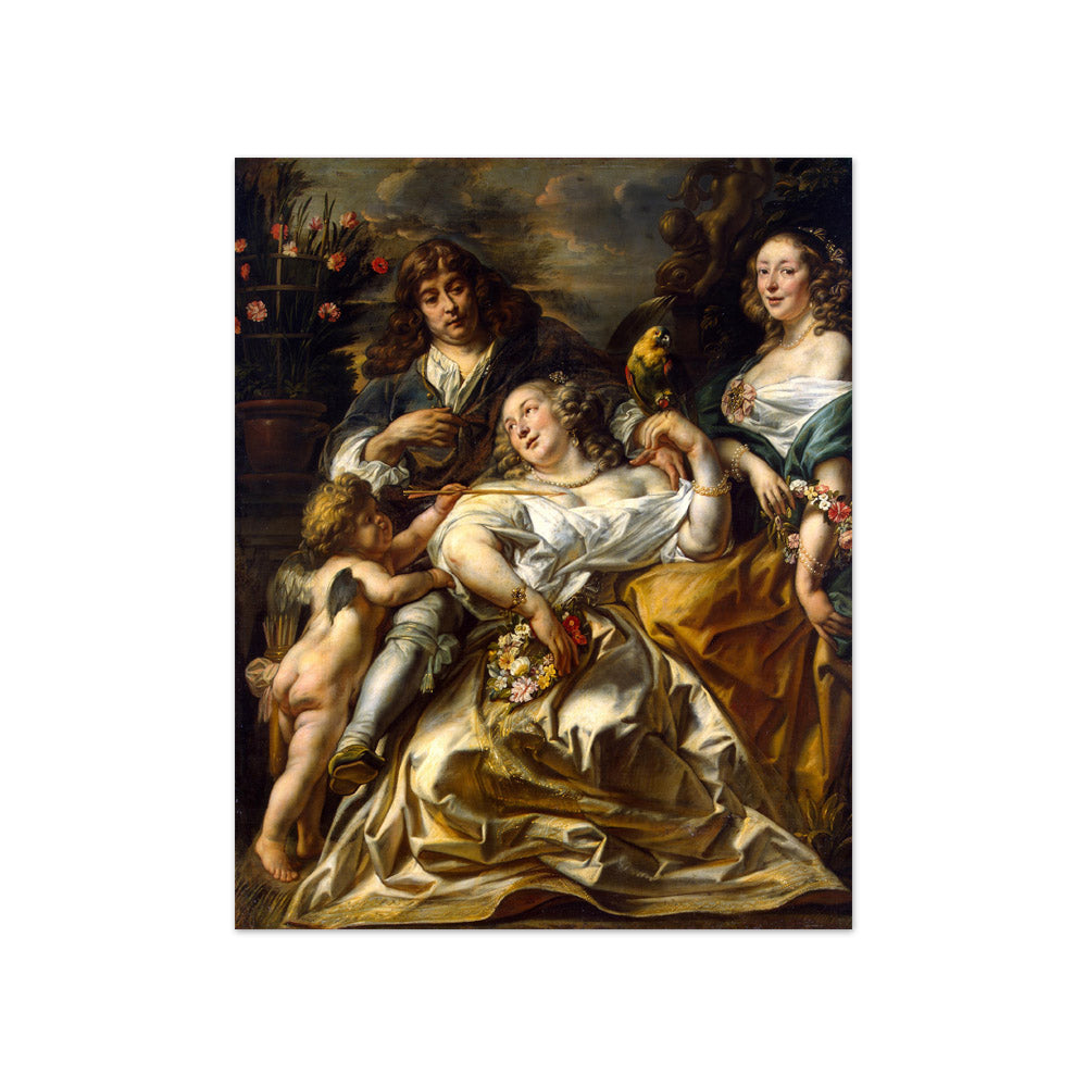 Jacob Jordaens - Portrait of a Family - Compact / Full Bleed / No Frame