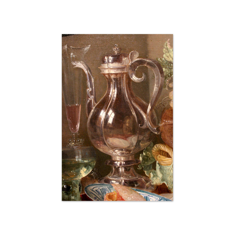 Jan Davidsz. de Heem - Still Life with Silver Pot - Compact / Full Bleed / No Frame