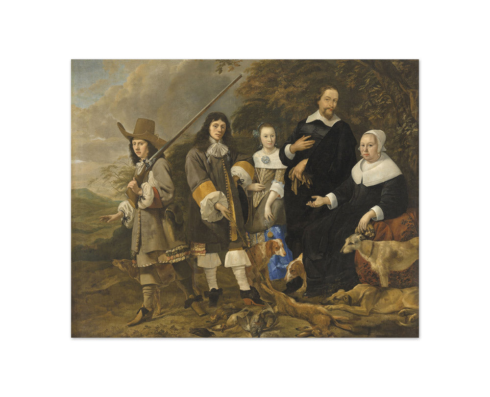 Dirck Carbasius - Portrait of a Family in a Landscape - Compact / Full Bleed / No Frame