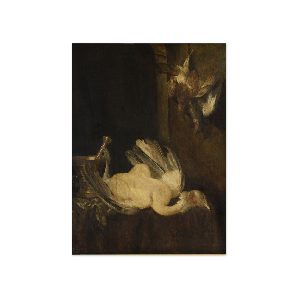 Abraham van Beijeren - Still Life with Fowl - Compact / Full Bleed / No Frame