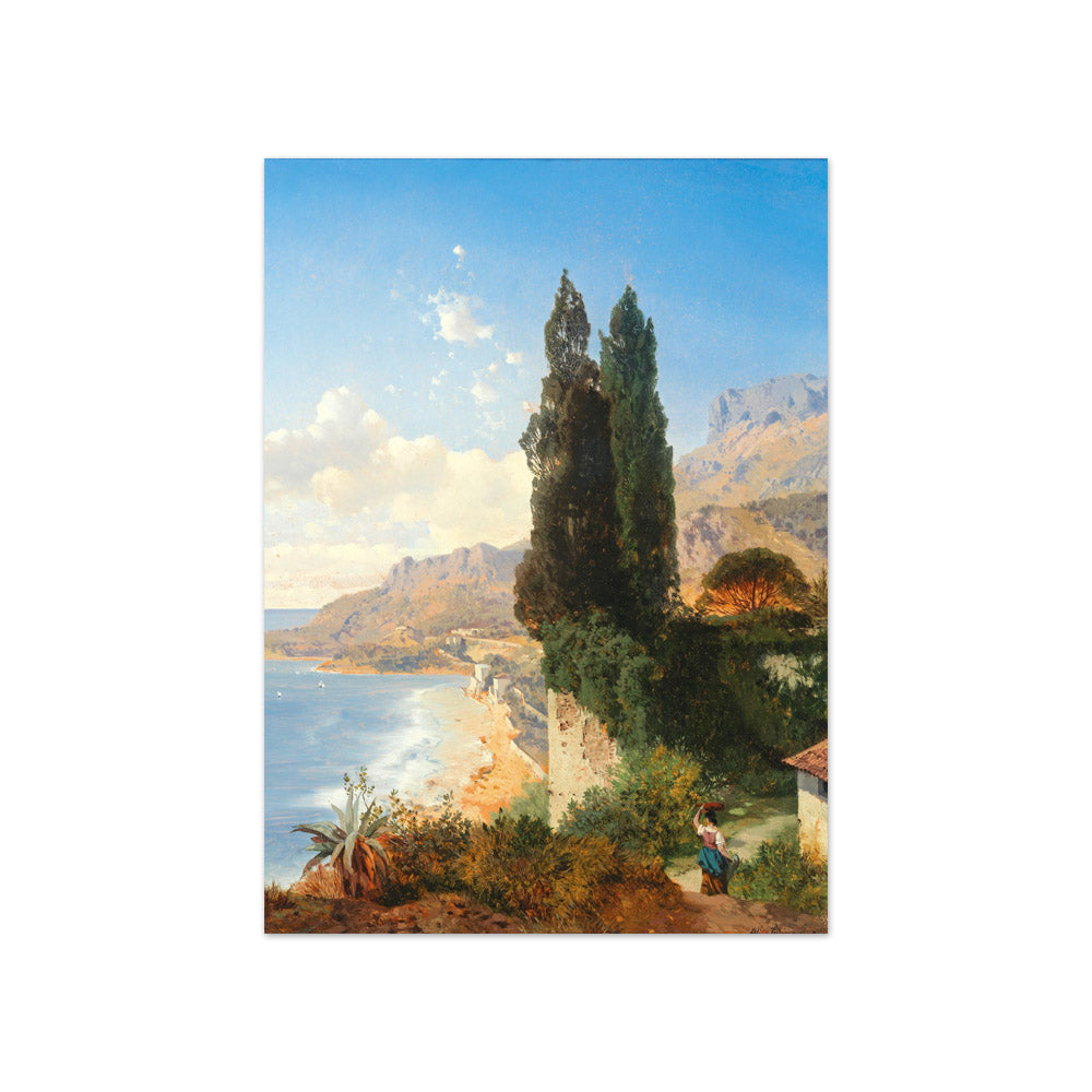 Albert Zimmermann - View of Monaco near Nice - Compact / Full Bleed / No Frame