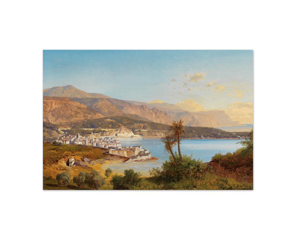 Albert Zimmermann - View over the Bay of Villefranche-sur-Mer - Compact / Full Bleed / No Frame