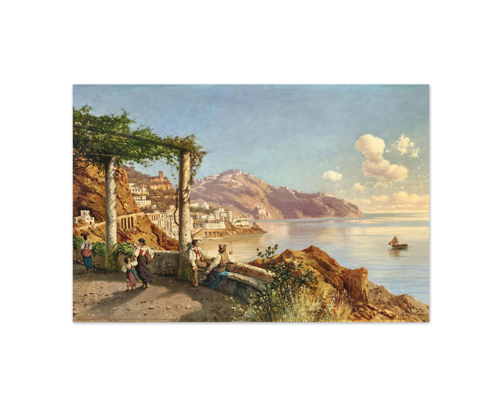 Albert Zimmermann - On the Coast of Sorrento - Compact / Full Bleed / No Frame