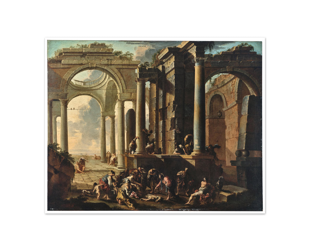 Alessandro Magnasco - The Resurrection of the Young Man from Nain - Compact / Full Bleed / No Frame