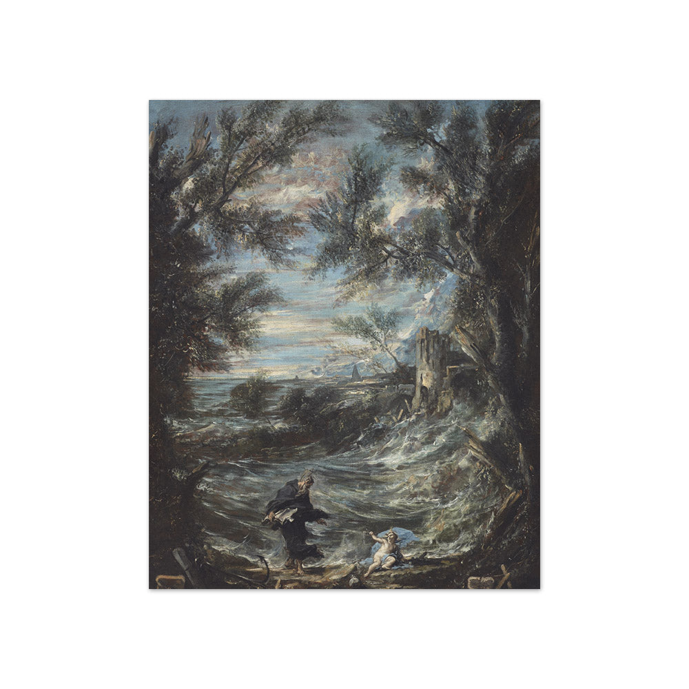 Alessandro Magnasco - Saint Augustine and the Child - Compact / Full Bleed / No Frame