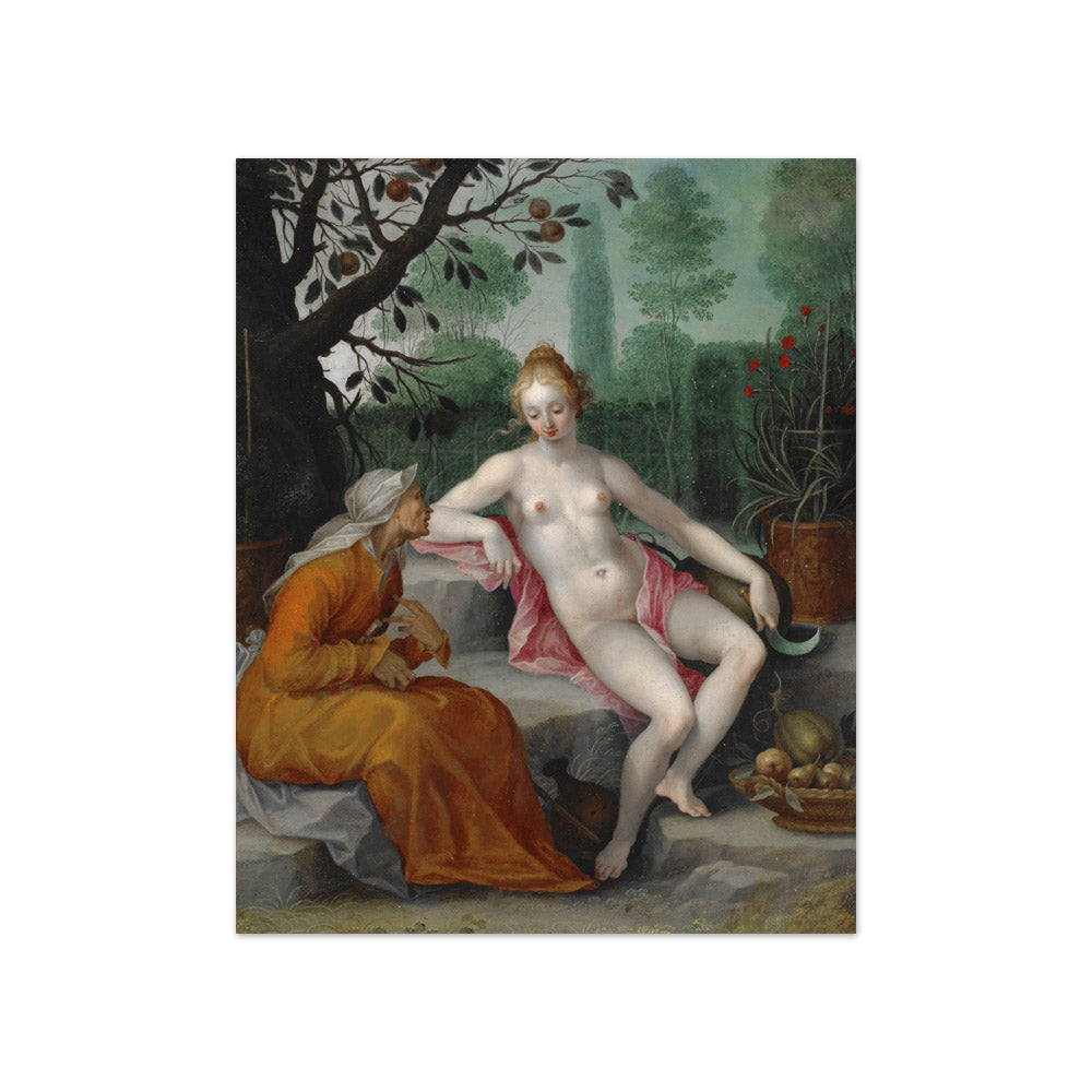 Abraham Bloemaert - Vertumnus and Pomona - Compact / Full Bleed / No Frame