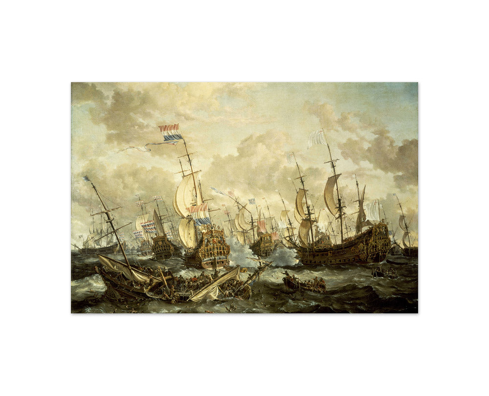 Canaletto - The 'Royal Prince' and other Vessels at the Four Days Battle, 1–4 June 1666 - Compact / Full Bleed / No Frame