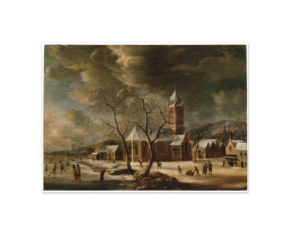 Jan Abrahamsz. Beerstraten - Church in Deinum - Compact / Full Bleed / No Frame