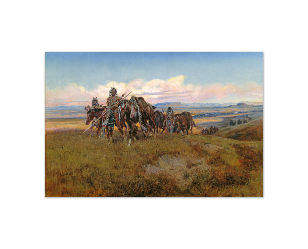 Charles Marion Russell - In the Enemy's Country - Compact / Full Bleed / No Frame
