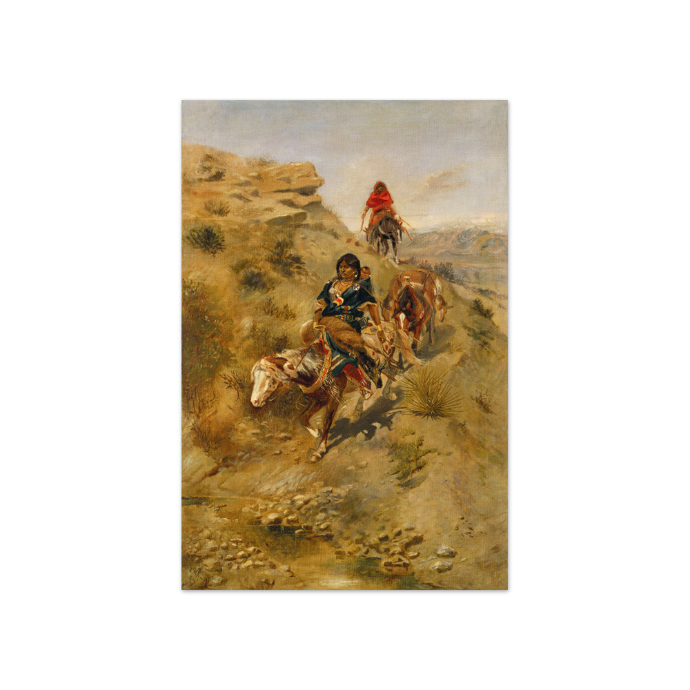 Charles Marion Russell - Bringing Home the Meat - Compact / Full Bleed / No Frame