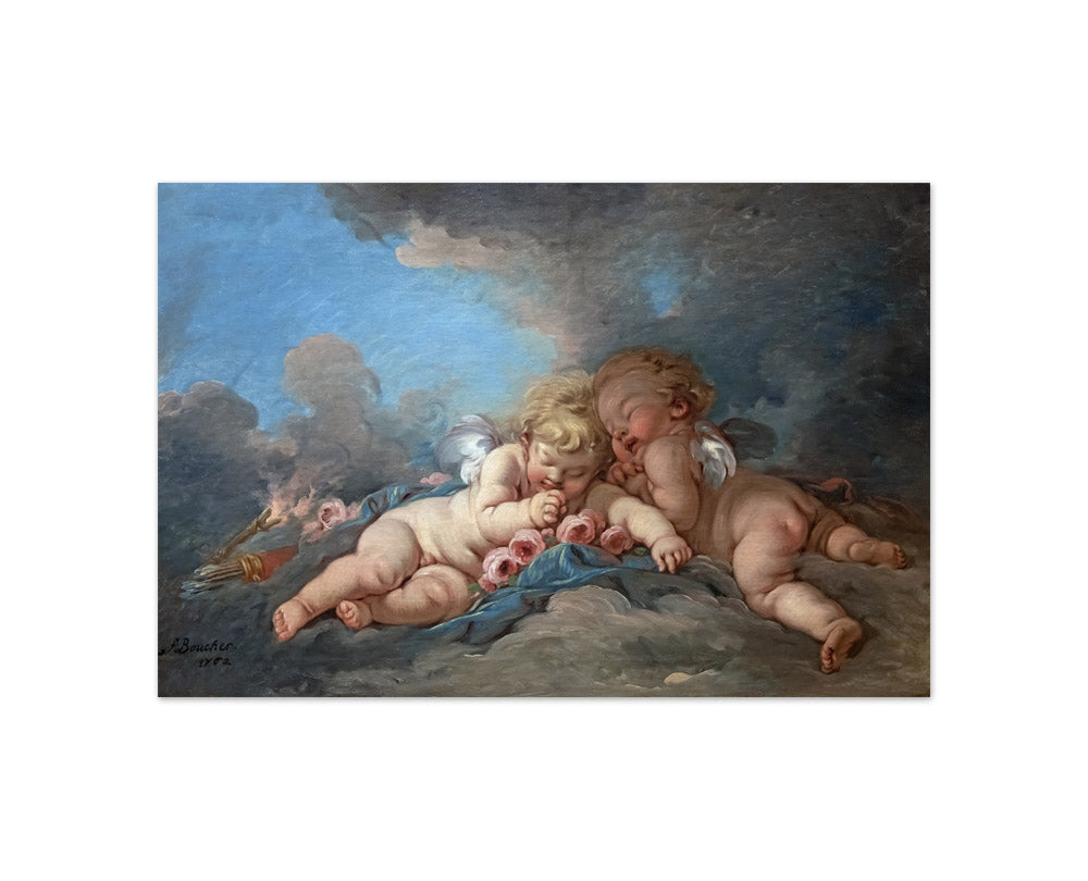 François Boucher - Composition with Putti - Compact / Full Bleed / No Frame