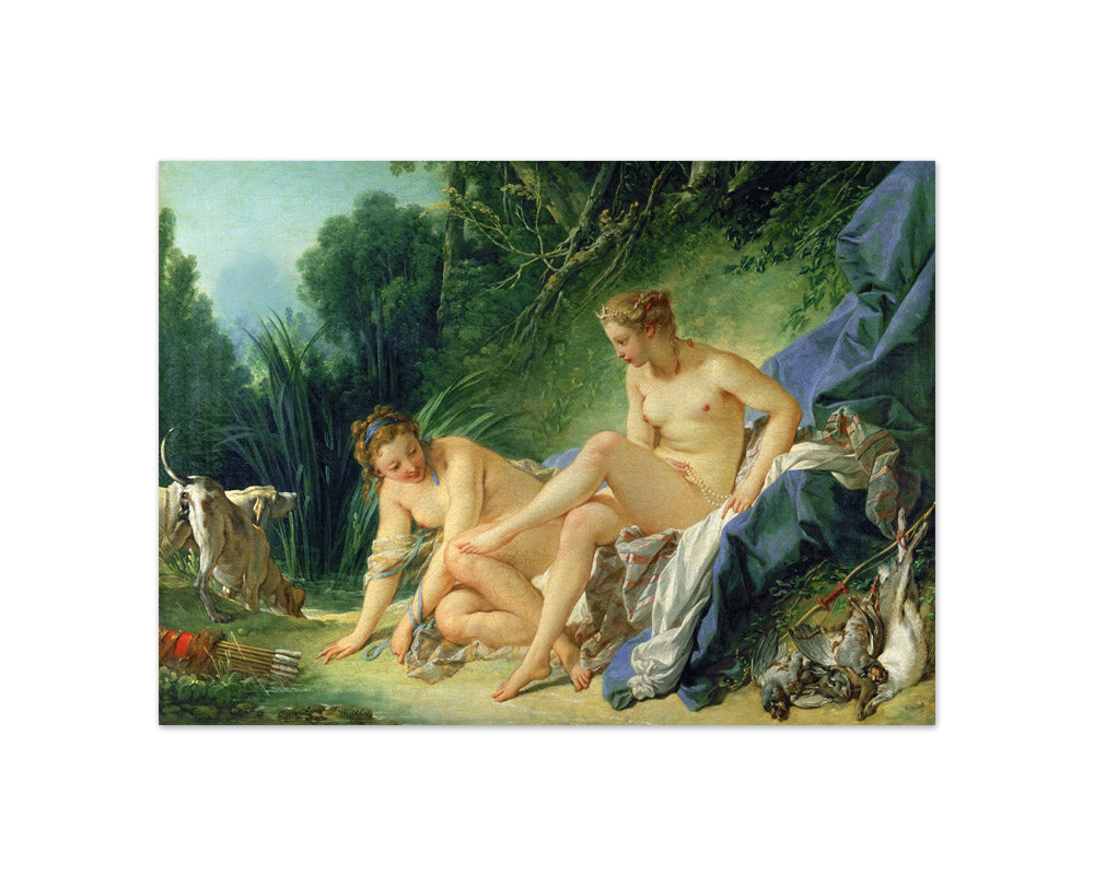 François Boucher - Diana Resting after her Bath - Compact / Full Bleed / No Frame