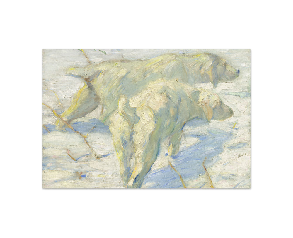 Franz Marc - Siberian Dogs in the Snow - Compact / Full Bleed / No Frame