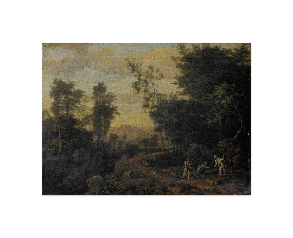 Abraham Genoels - Landscape with Diana Hunting - Compact / Full Bleed / No Frame