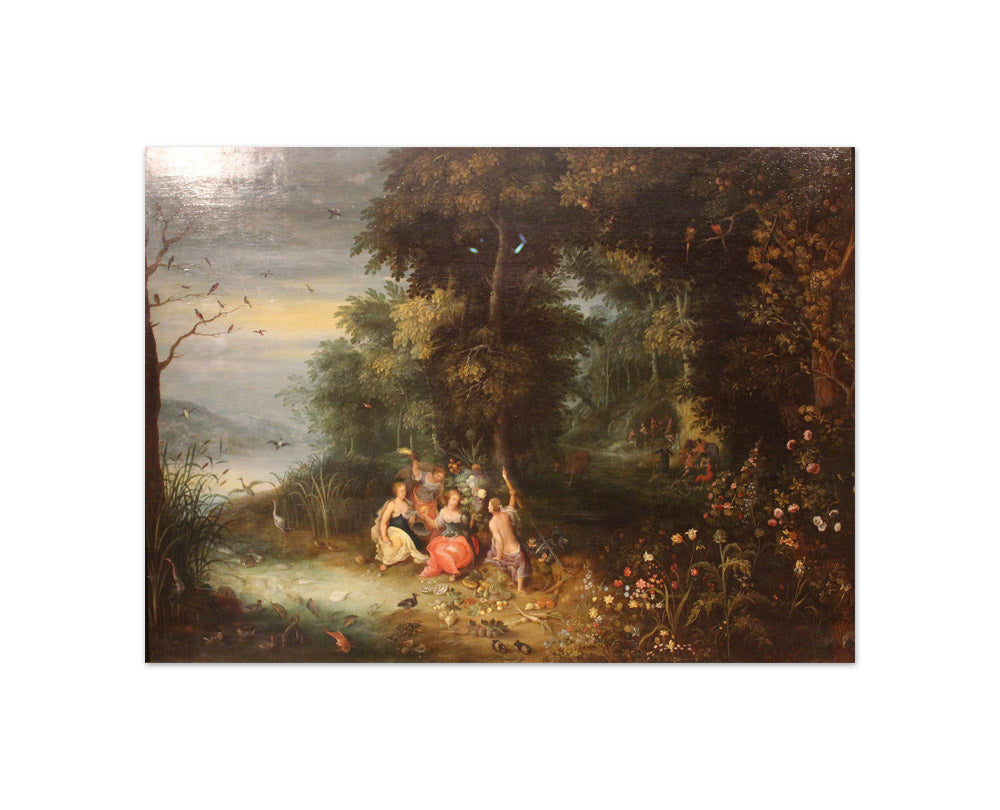 Abraham Govaerts - Landscape with the Four Elements - Compact / Full Bleed / No Frame