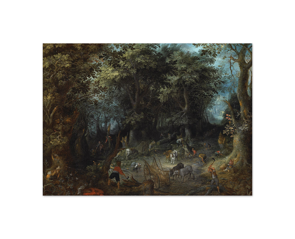 David Teniers the Younger - The Miracle of Elisha - Compact / Full Bleed / No Frame