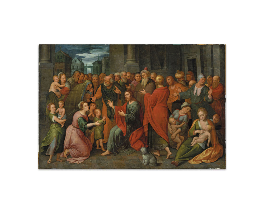 Adam van Noort - Christ Among Children - Compact / Full Bleed / No Frame