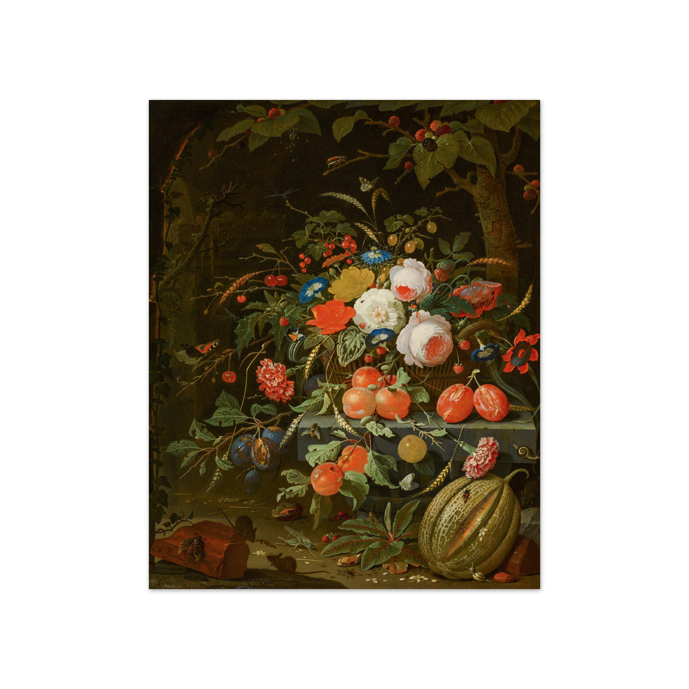 Abraham Mignon - Flowers and Fruit - Compact / Full Bleed / No Frame