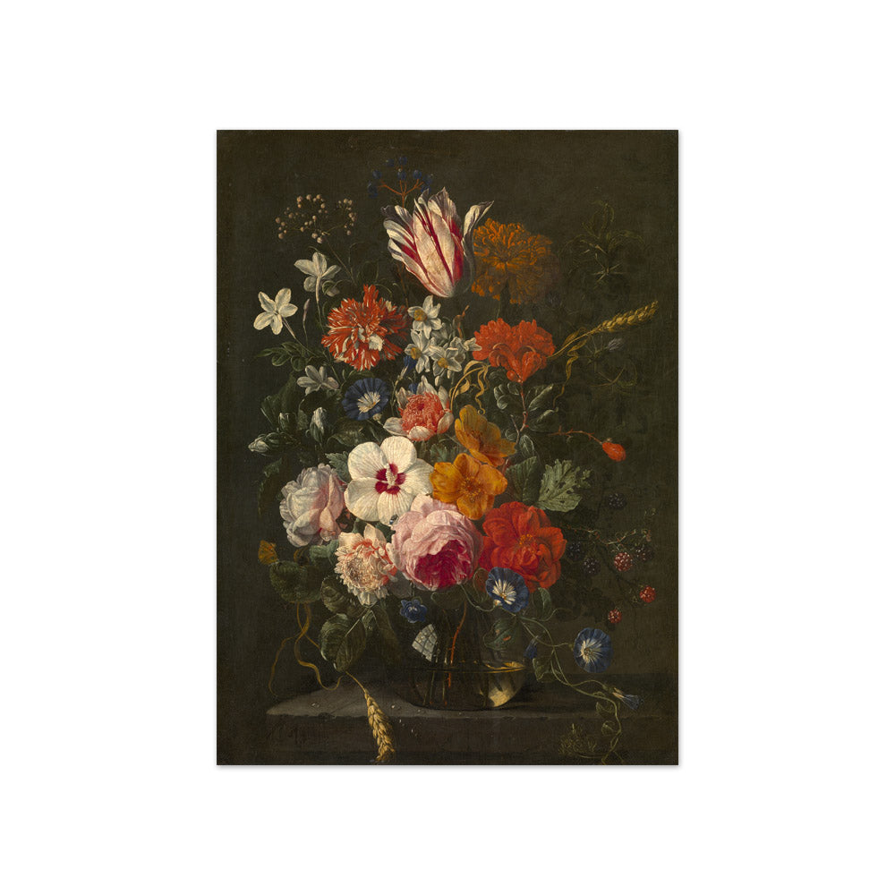 Abraham Mignon - A Vase of Flowers - Compact / Full Bleed / No Frame