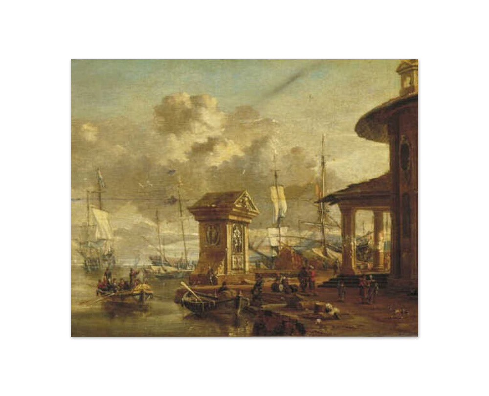 Abraham Storck - Italian Port - Compact / Full Bleed / No Frame