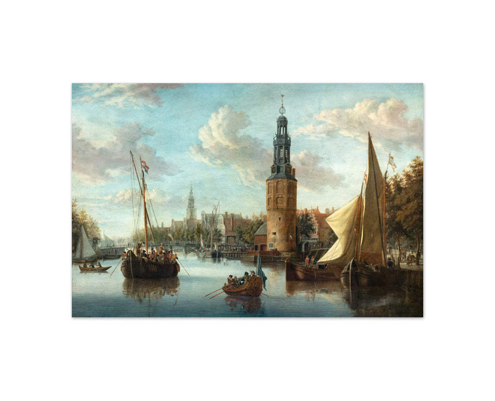 Abraham Storck - Embarkation of Company Troops at the Montelbaan Tower - Compact / Full Bleed / No Frame