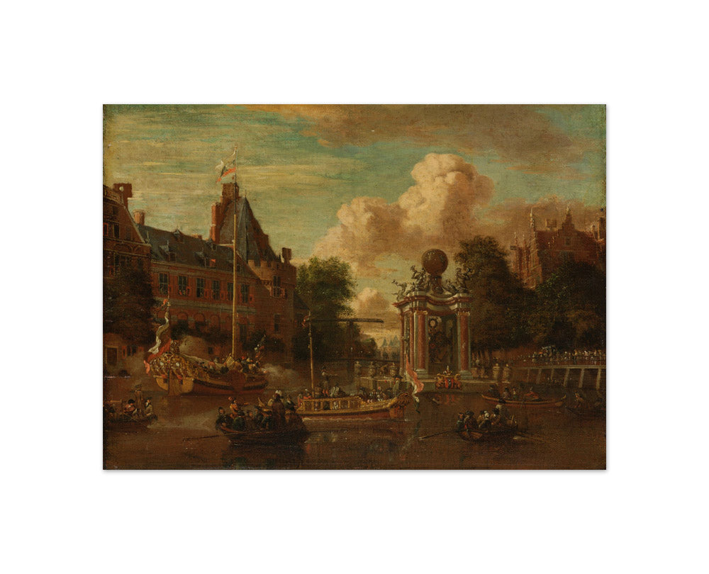 Hendrick de Keyser - Visit of the Moscow Embassy to Amsterdam, August 29, 1697 - Compact / Full Bleed / No Frame