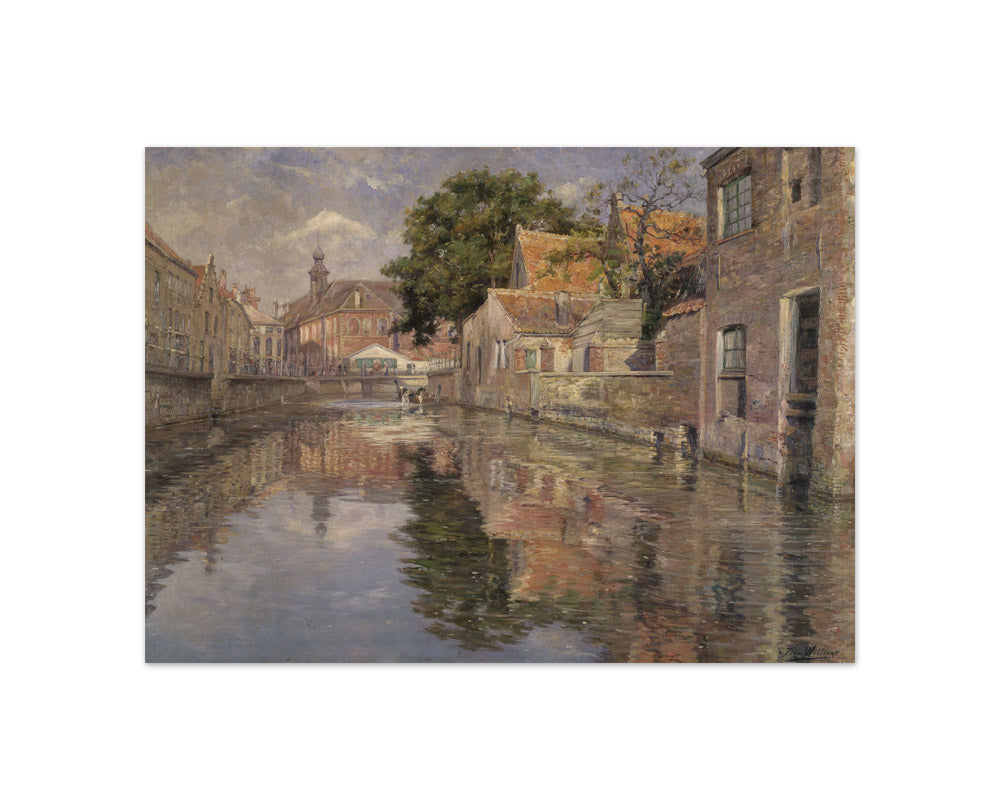 Ferdinand Willaert - Saint Anthony's Quay in Ghent - Compact / Full Bleed / No Frame