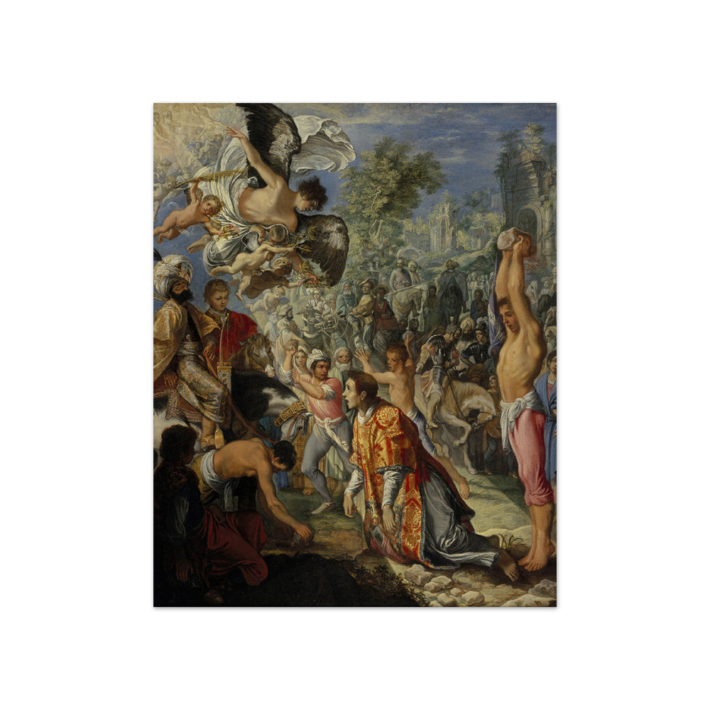 Adam Elsheimer - The Stoning of Saint Stephen - Compact / Full Bleed / No Frame