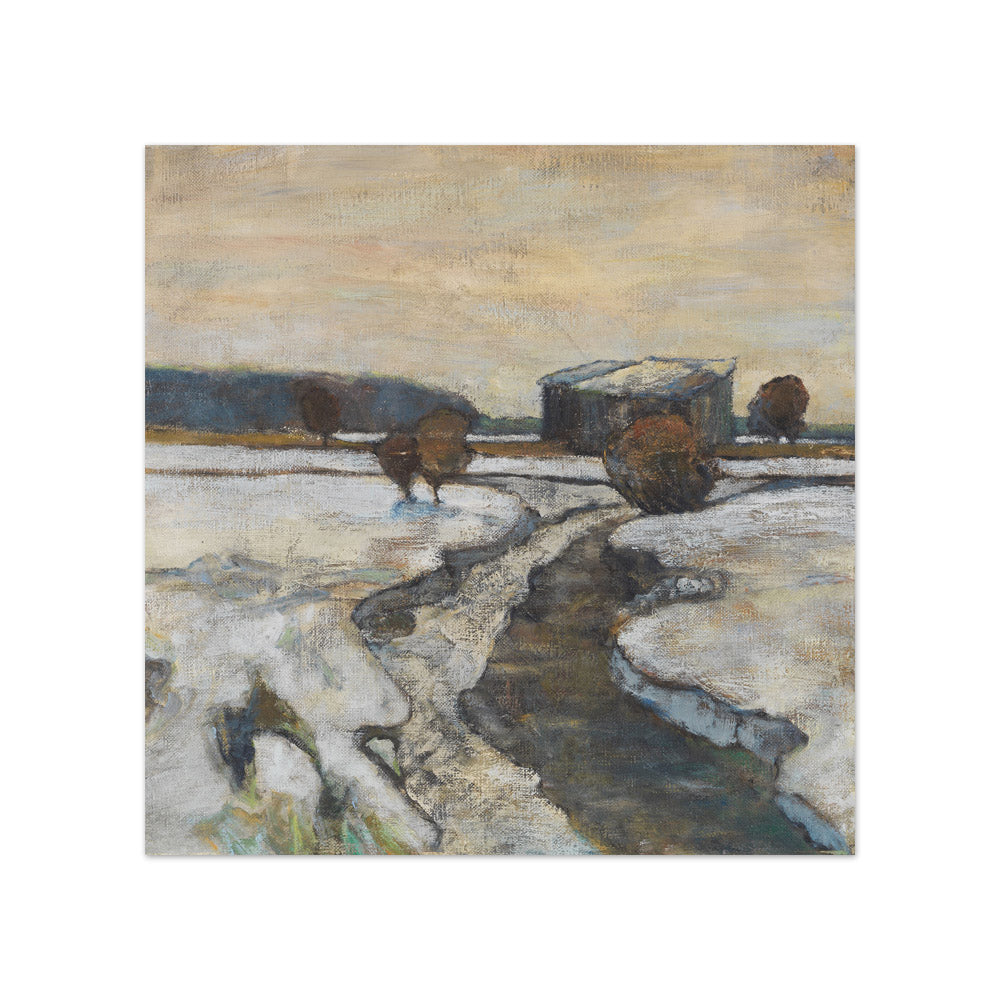 Adolf Hölzel - Dachauer Moorlandschaft im Winter - Compact / Full Bleed / No Frame