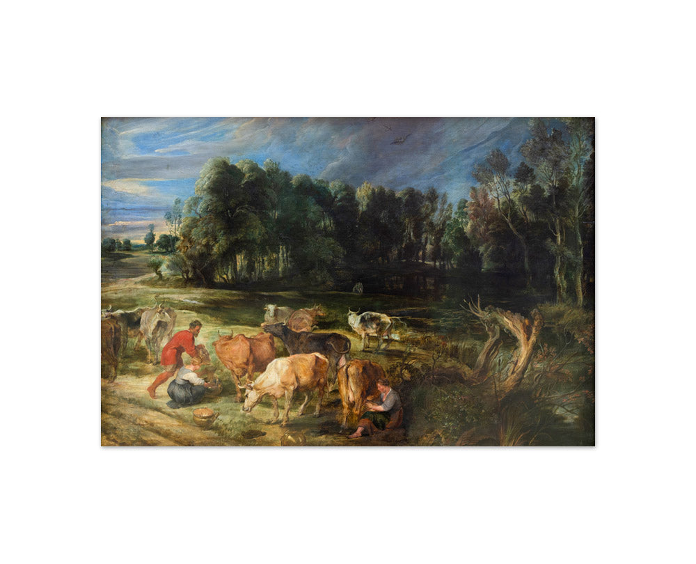 Peter Paul Rubens - Polder Landscape with Herd of Cows - Compact / Full Bleed / No Frame
