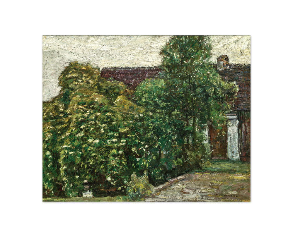 Adolf Hölzel - Trees in Front of a House - Compact / Full Bleed / No Frame