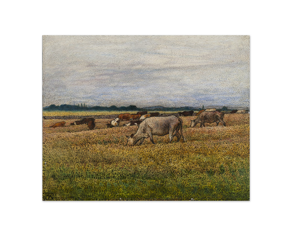 Nils Kreuger - Landscape with Cows - Compact / Full Bleed / No Frame