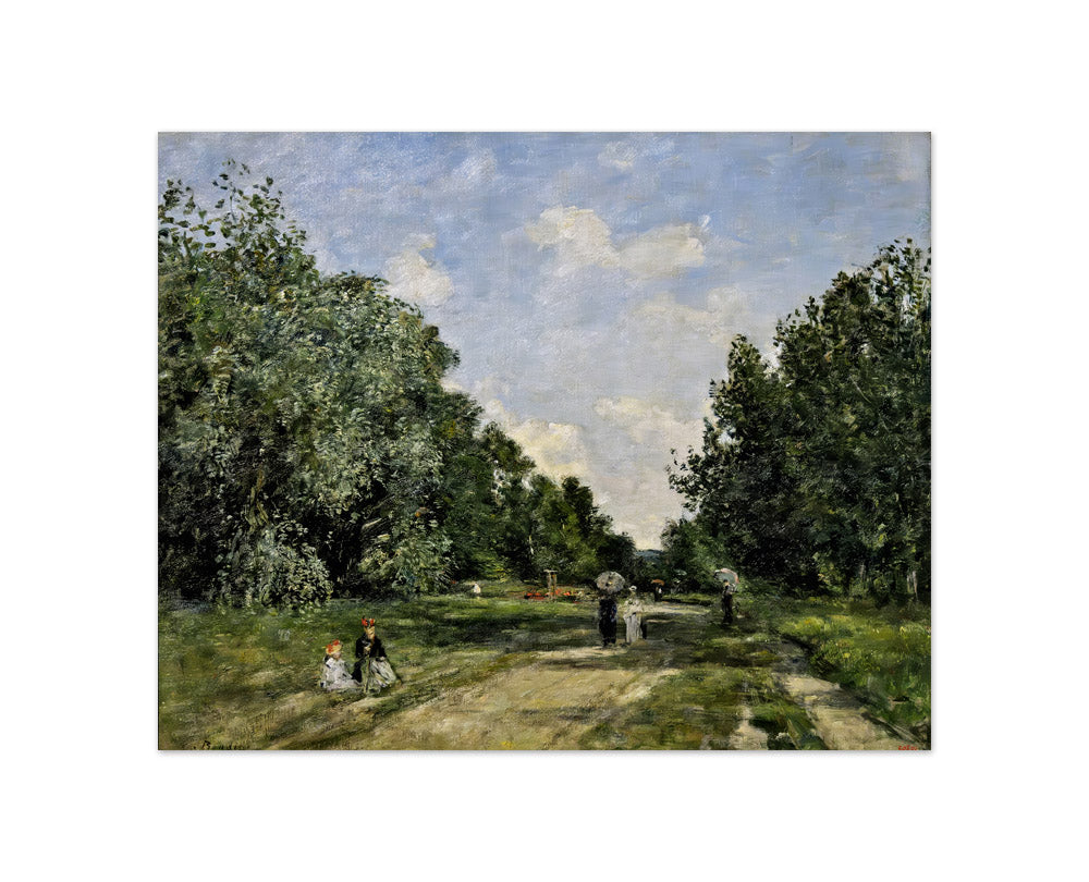 Eugène Boudin - Cordier Park in Trouville - Compact / Full Bleed / No Frame